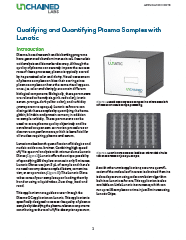 Qualifying and Quantifying Plasma Samples with Lunatic