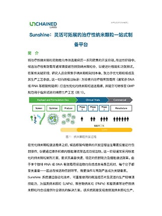 Sunshine:灵活可拓展的治疗性纳米颗粒一站式制备平台